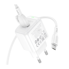 Мережевий зарядний пристрій з кабелем BOROFONE BAS42A Potential single-port QC3.0 charger set(Micro)(EU) White