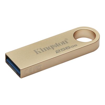 Флеш-накопичувач Kingston USB 3.2 SE9 G3 256GB 220MB/s Metal/Gold