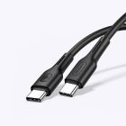Кабель Usams US-SJ459 U43 Type-C TO Type-C 100W PDFast Charging &amp; Data Cable 1.2m black