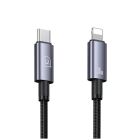 Кабель Usams US-SJ679 Type-C To Lightning 30W Aluminum Alloy Fast Charging &amp; Data Cable -Sufeng Series tarnish 0.25m