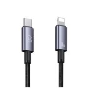 Кабель Usams US-SJ679 Type-C To Lightning 30W Aluminum Alloy Fast Charging &amp; Data Cable -Sufeng Series tarnish 0.25m