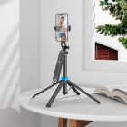 Селфі-монопод HOCO K22 Handy aluminum alloy anti-shake live broadcast holder Black