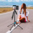 Селфі-монопод HOCO K22 Handy aluminum alloy anti-shake live broadcast holder Black
