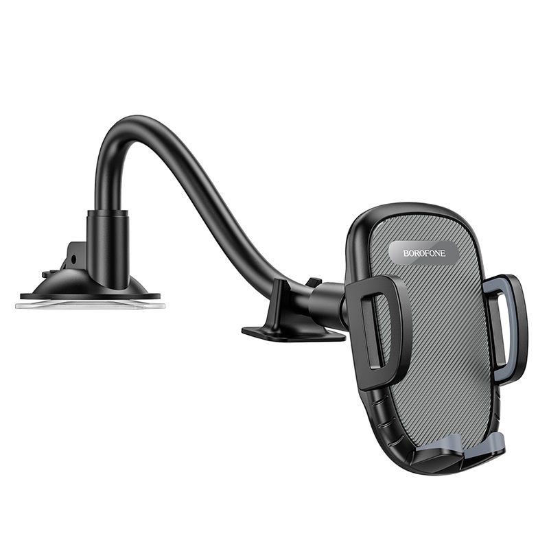 Автотримач для телефона BOROFONE BH54 Racer windshield car holder Black