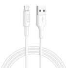 Кабель HOCO X25 USB to Type-C 2A, 1m, PVC, PVC connectors, White