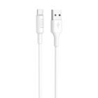 Кабель HOCO X25 USB to Type-C 2A, 1m, PVC, PVC connectors, White