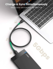 Кабель UGREEN US130 USB 3.0 A Male to Micro USB 3.0 Male Cable 0.5m (Black)(UGR-10840)