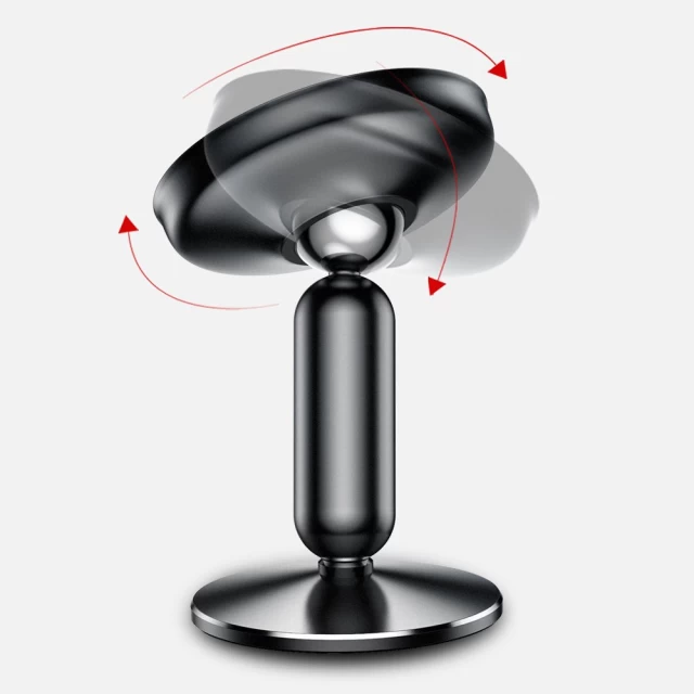 Автотримач для телефона Baseus Bullet On-board Magnetic Bracket Black
