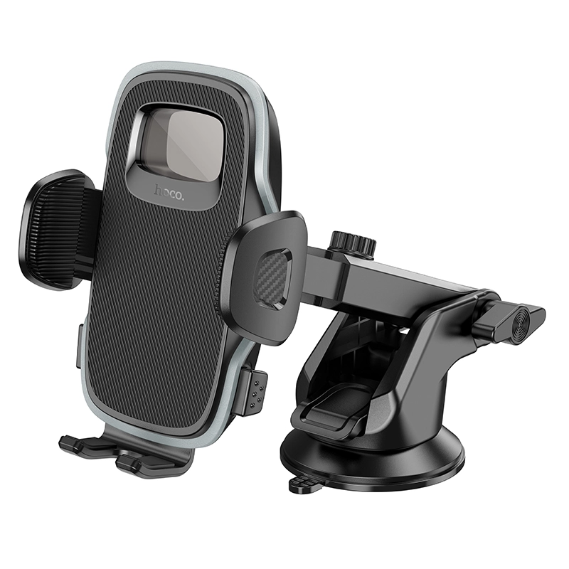 Автотримач для телефона HOCO H15 Fair push-type car holder(center console) Black