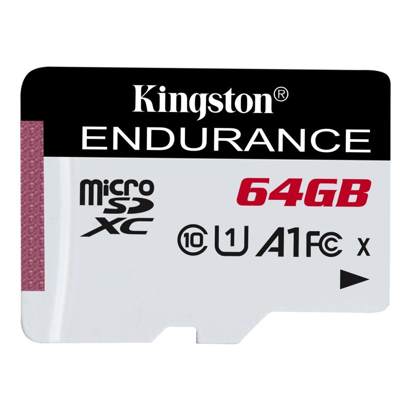 Карта пам'яті microSDXC (UHS-1 U1) Kingston Endurance 64Gb class 10 А1 (R95MB/s, W30MB/s)