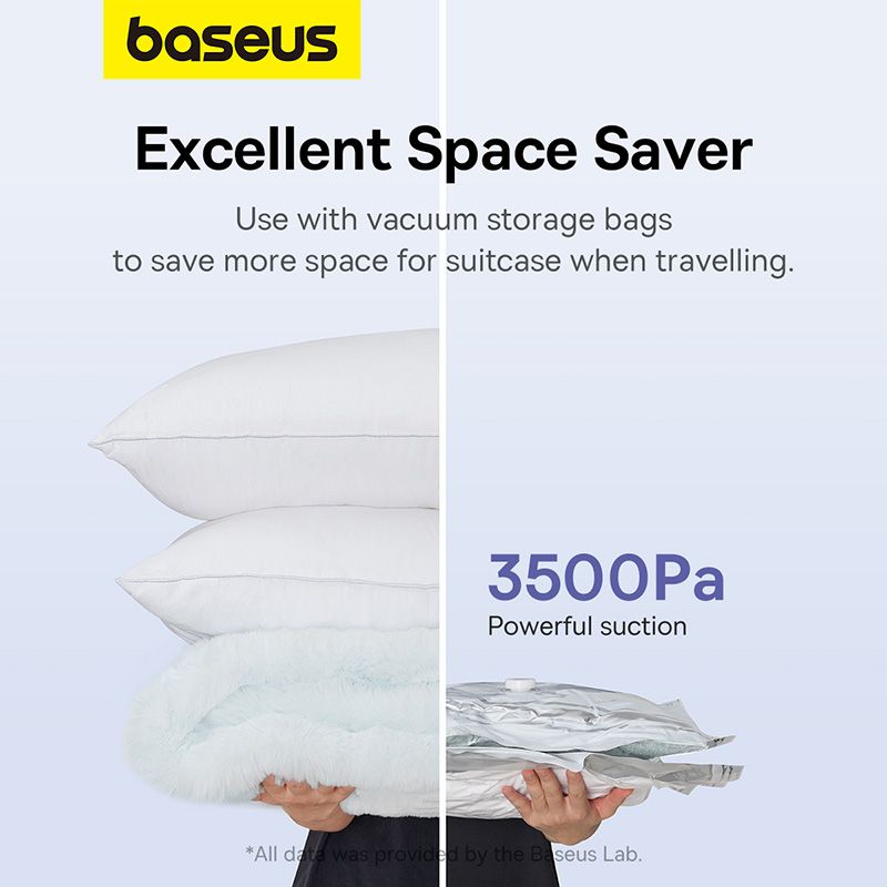 Портативний насос  для матраців Baseus PocketGo Portable Air Pump Stellar White