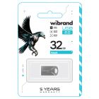 Флеш-накопичувач Wibrand USB 2.0 Hawk 32Gb Silver