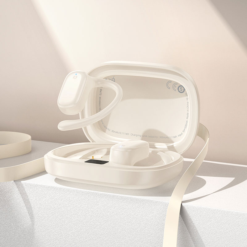 Бездротові навушники BOROFONE BW73 Lucky Open True Wireless BT headset Milky White