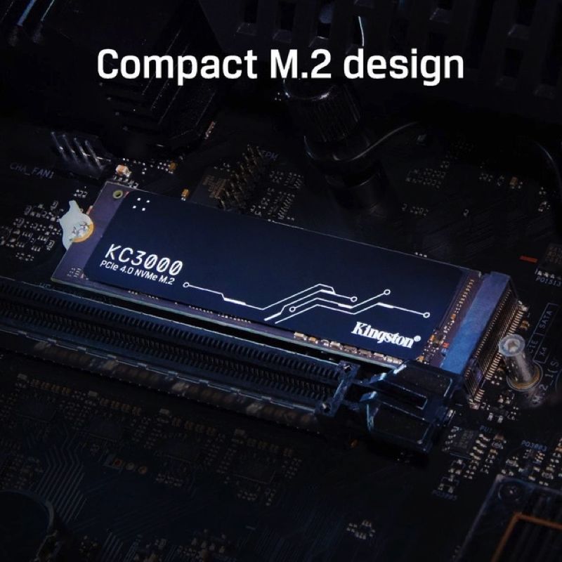 Накопичувач SSD M.2 Kingston KC3000 2048GB NVMe 2280 PCIe 4.0 x4 3D NAND TLC