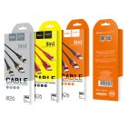Кабель HOCO X26 Xpress one pull three charging cable iP+Micro+Type-C Black+Red