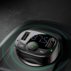 АЗП з FM-модулятором Baseus T Shaped S-09A Car Bluetooth MP3 Player (Standard Edition) Black