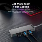 USB-хаб Vention 4-Port USB 3.0 Hub With Power Supply 0.15M Black (CHLBB)