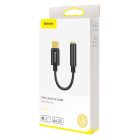 Кабель-перехiдник Baseus Type-C Male to 3.5mm Female Adapter L54 Black