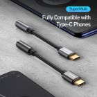Кабель-перехiдник Baseus Type-C Male to 3.5mm Female Adapter L54 Black