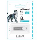 Флеш-накопичувач Wibrand USB 2.0 Irbis 8Gb Silver