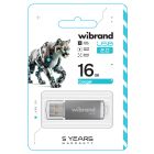 Флеш-накопичувач Wibrand USB 2.0 Cougar 16Gb Silver