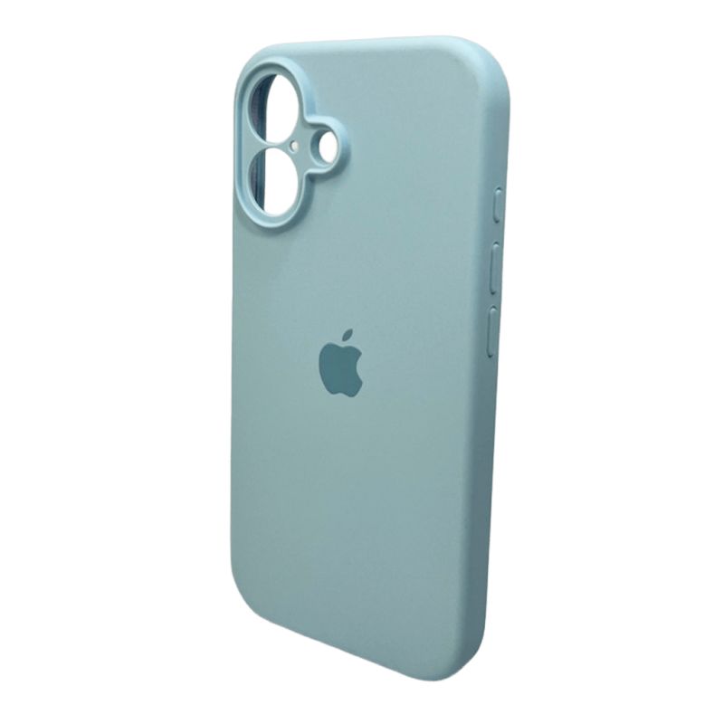 Чохол для смартфона Silicone Full Case AA Camera Protect for Apple iPhone 16 27,Mist Blue