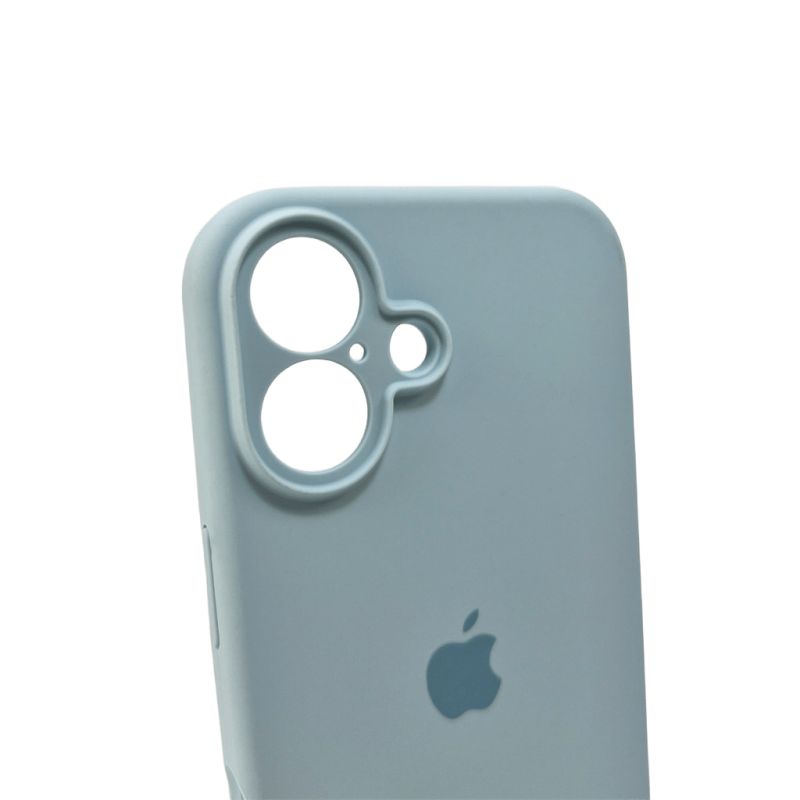 Чохол для смартфона Silicone Full Case AA Camera Protect for Apple iPhone 16 27,Mist Blue