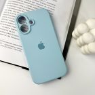Чохол для смартфона Silicone Full Case AA Camera Protect for Apple iPhone 16 27,Mist Blue