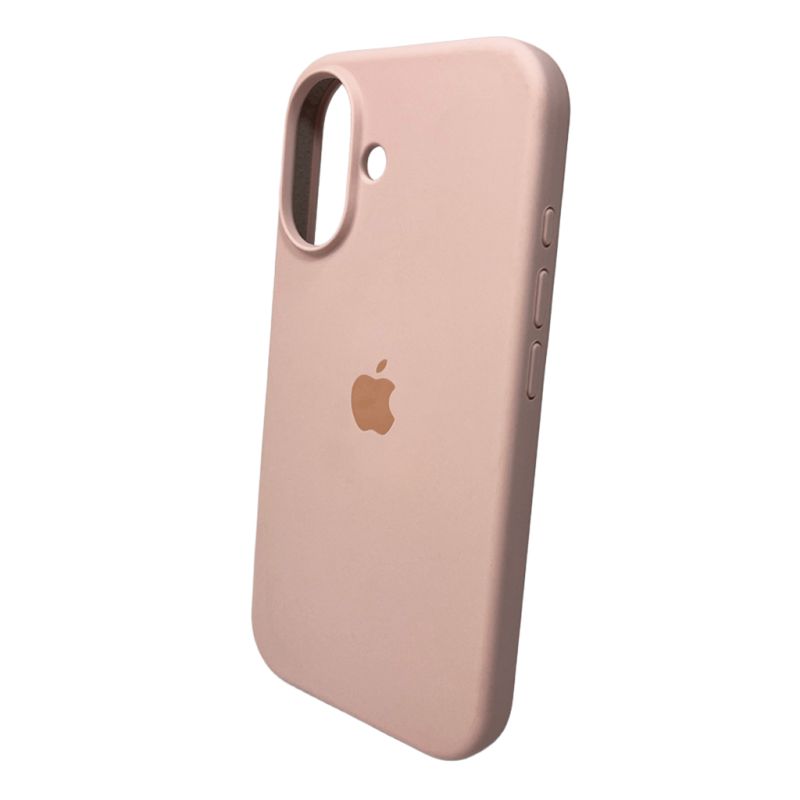 Чохол для смартфона Silicone Full Case AA Open Cam for Apple iPhone 16 15,Pink Sand