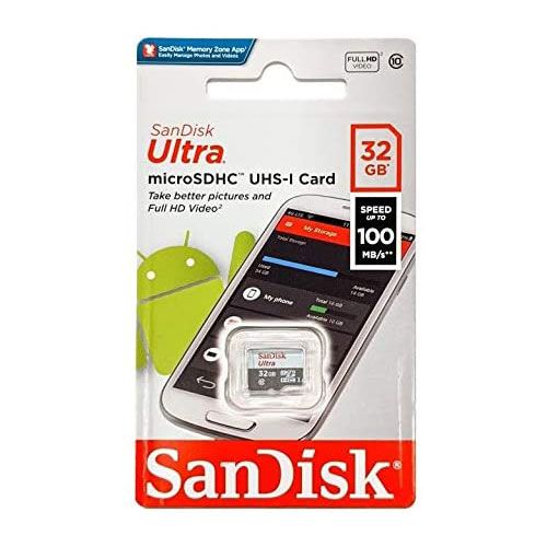Карта пам'яті microSDHC (UHS-1) SanDisk Ultra 32Gb class 10 A1 (100Mb/s)