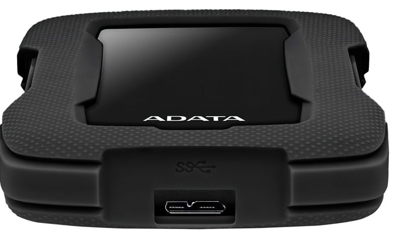Зовнішній жорсткий диск PHD External 2.5'' ADATA USB 3.1 DashDrive Durable HD330 1TB Black