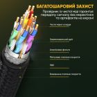 Кабель UGREEN DP114 DP 1.4 Male to Male Plastic Case Braided Cable 3m (UGR-80393)