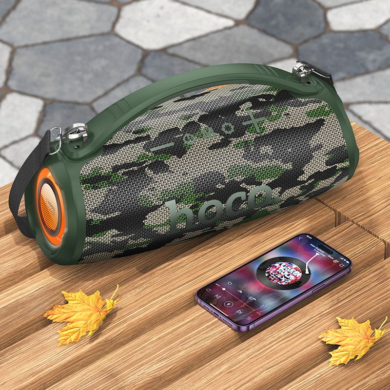 Портативна колонка HOCO HA4 Surge outdoor BT speaker Camouflage Green