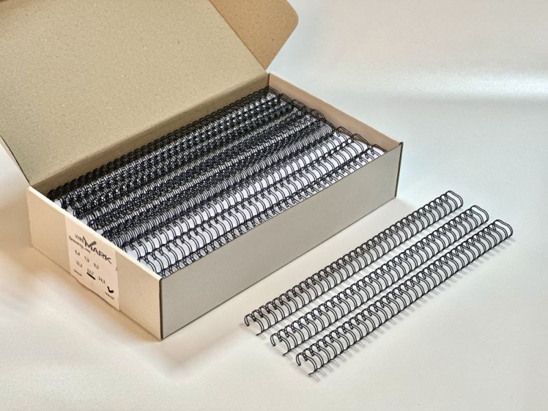 Пружини металеві wireMARK 11.1 мм, чорні (100 шт.)