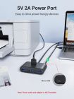USB-хаб UGREEN CR113 USB 3.0 Hub  1m (Black) (UGR-20291)