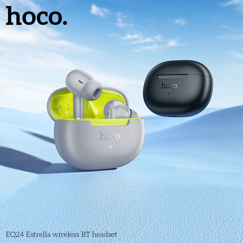 Бездротові навушники HOCO EQ24 Estrella wireless BT headset Gray Lake
