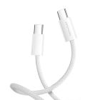Кабель WUW-X200 Type-C to Type-C PD 60W white