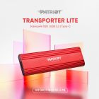 Портативний SSD Patriot Transporter Lite 1TB Red Type-C