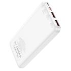 Зовнішній акумулятор HOCO J101 Astute 22.5W fully compatible power bank(10000mAh) White