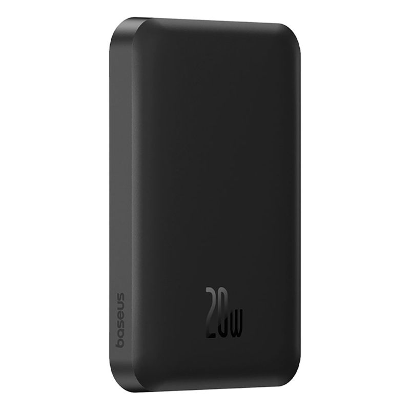Зовнішній акумулятор Baseus Magnetic Mini Wireless Fast Charge Power Bank 5000mAh 20W Cluster Black（With Simple Series Charging Cable Type-C to Type-C