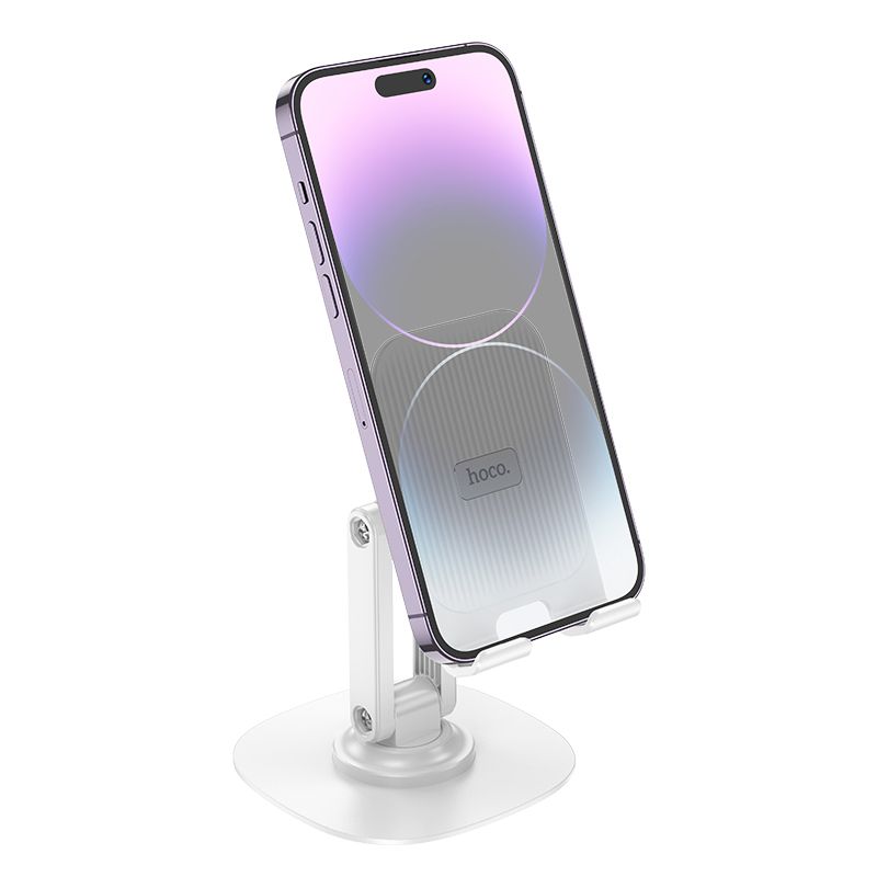 Тримач для телефона HD6 Winner dual-axis rotating desktop stand White
