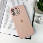 Чохол для смартфона Silicone Full Case AA Camera Protect for Apple iPhone 16 Pro 15,Pink Sand