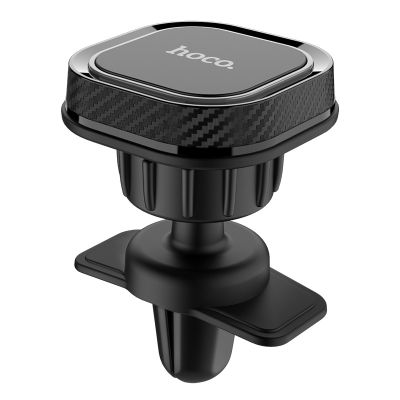Автотримач для телефона HOCO CA52 Intelligent air outlet in-car holder Black+Gray