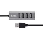 USB-хаб HOCO HB1 4USB Line machine Tarnish