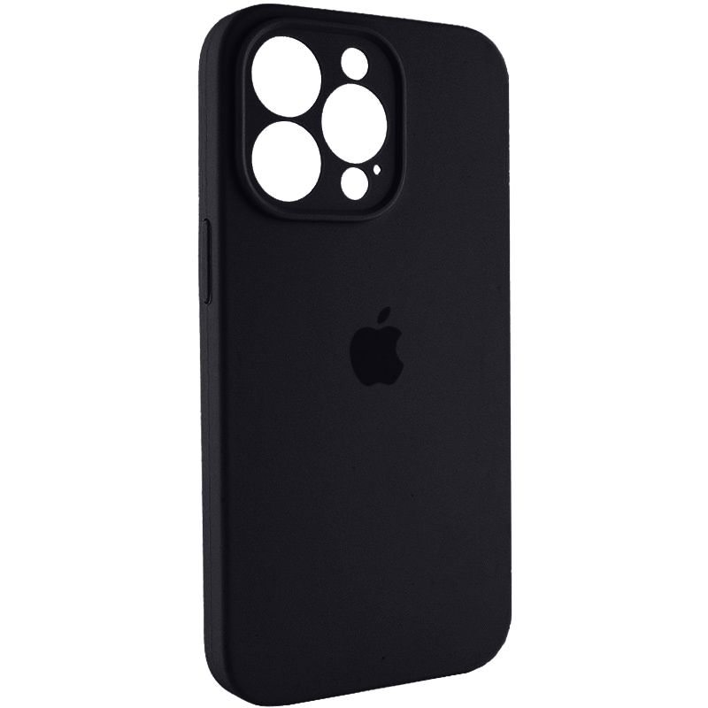 Чохол для смартфона Silicone Full Case AA Camera Protect for Apple iPhone 13 Pro 14,Black