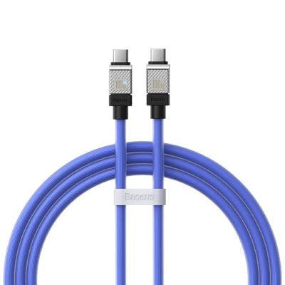 Кабель Baseus CoolPlay Series Fast Charging Cable Type-C to Type-C 100W 1m  Blue