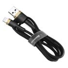 Кабель Baseus Cafule Cable USB For Lightning 1.5A 2m Gold+Black