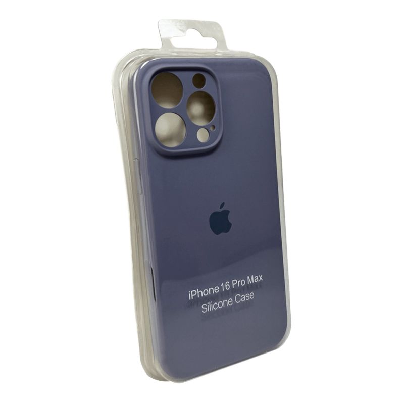 Чохол для смартфона Silicone Full Case AA Camera Protect for Apple iPhone 16 Pro 28,Lavender Grey