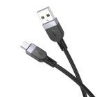 Кабель HOCO X109 Energy silicone charging data cable Micro (L=1M) Black