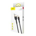 Кабель Baseus Cafule Cable USB For Lightning 2.4A 1m Gold+Black